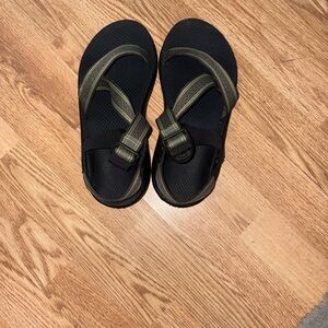 Chaco Black and Olive Sandals